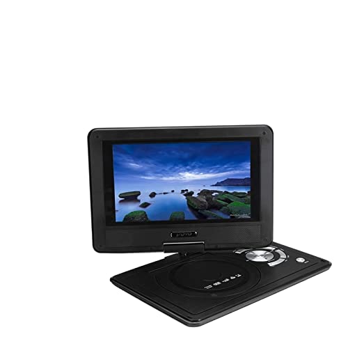 JOJIDE Lettore DVD portatile, 9 pollici HD TV lettore DVD portatile 16:9 schermo LCD CD gioco TV lettore radio USB lettore DVD, per casa, auto