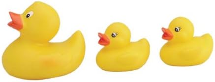 Quackers Ducks PK/3 - yellow rubber ducks