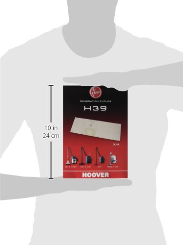 Hoover H39 Sacchetti per Aspirapolvere, Extra Filtranti, Compatibili