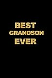  BEST GrandSon Ever: Beautiful Rose Gold Novelty Gift for GrandSon, GrandSon Gift from GrandParent ~ Blank Lined Notebook to Write In