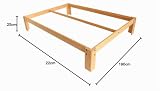 La Mejor Selección de Bases de Cama de Madera los preferidos por los clientes. 12 Bases de Cama de Madera marca Centro Maderero de los Altos (3)