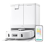 eufy X10 Pro Omni Robot Vacuum Cleaner With Mop, Incredible Suction, Dual Mops with 12 mm Auto-Lift and Carpet Detection, AI Obstacle Avoidance, Auto Mop Washing&Drying, Self-Emptying, Self-Refilling