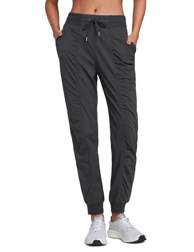 Image of CRZ YOGA Ease Line Joggers 26 inch /28.5 inch /30.5 inch | Casual, Lightweight, Ruched Design, Pockets, for Women