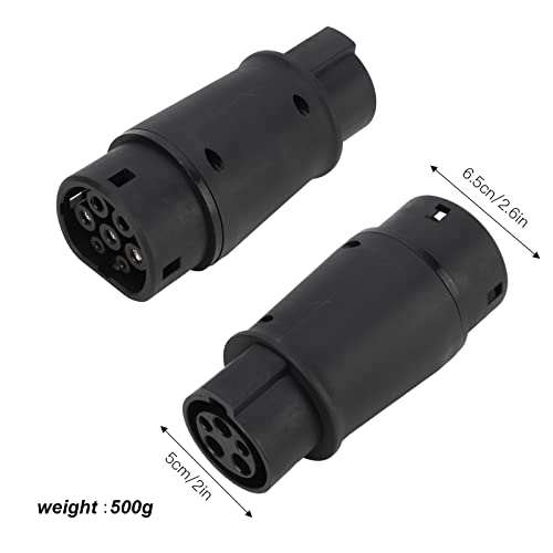 Conector de carga EV con protección IP54 y adaptador Tipo 1 a Tipo 2 5