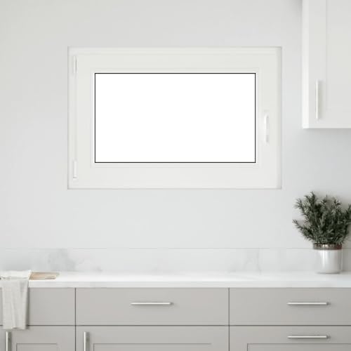 Gecheer Ventana de sótano RISOR 60x90 cm oscilobatiente DIN Izquierda,Puerta Balconera Persiana Privacidad,Protección contra la luz y el deslumbramiento,JL-2