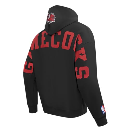 Pro Standard Mens Ncaa University Of South Carolina Wingspan Pull Over Hoodie Black by Pro Standard - Image 2