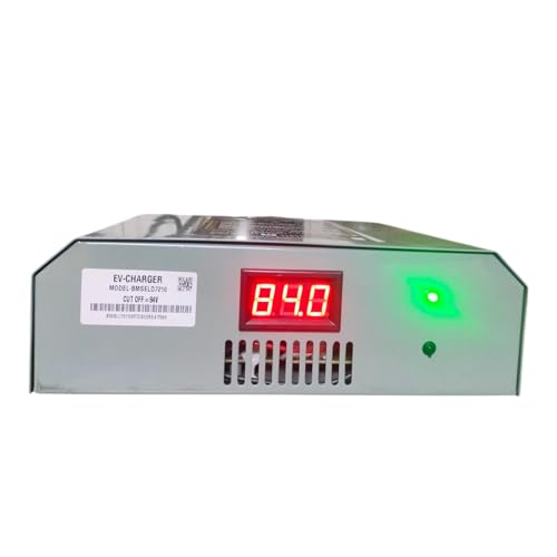 Image of Lithium Battery Charger 48 Volt to 84 Volt 6 amper with Digital dispaly auto cutpff for E-scooty E-rikshwa (84 Volt Cutoff 10 amper)