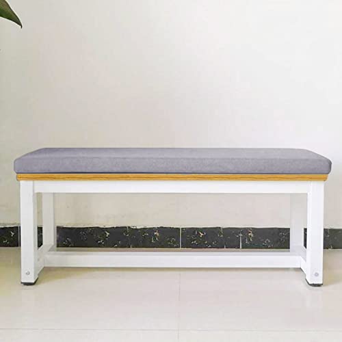 Cojín para Banco de Exterior, 2 o 3 plazas, 100/120/150 cm de Largo, para Columpio, Comedor, Patio (Beige, 40 x 40 x 5 cm)