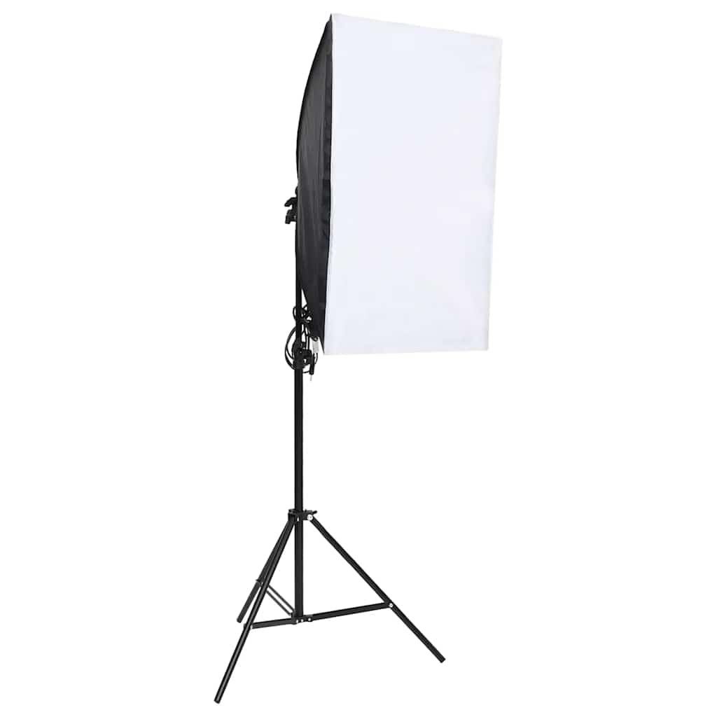 Zestaw oświetlenia studia fotograficznego z oświetleniem LED, softbox, abażur, system tła o szerokości 300 cm, możliwość ściemniania, w zestawie statyw, idealny do zdjęć portretowych