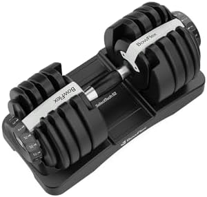 Bowflex SelectTech 52 Adjustable Dumbbell Single | 2-24kg Dial Sy...