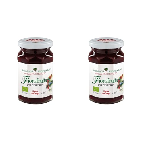 Rigoni di Asiago Fiordifrutta - Fruchtaufstrich - Waldfrüchte Bio, 2er Pack (1 x 250 g)