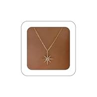 Vintage Rhinestone Starburst Pendent Necklace is made of high-quality alloy,exquisite workmanship ,durable and scratch resistant. Bohemia Northstar Choker Necklace is adjustable, one size will fit most people. Gold Sunburst Chain Necklace is designed...