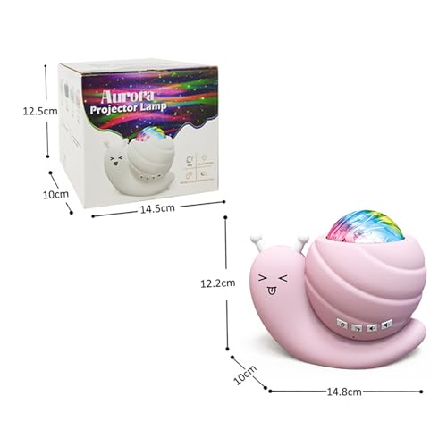 Lampe de projecteur de Ciel étoilé escargot, le cadeau créatif idéal pour chambre