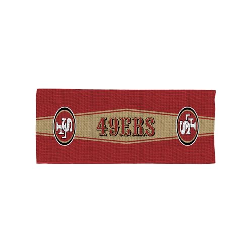 Northwest San Francisco 49ers NFL Fast Flow Mesh Cooling Towel 12 x 31.5 Inches