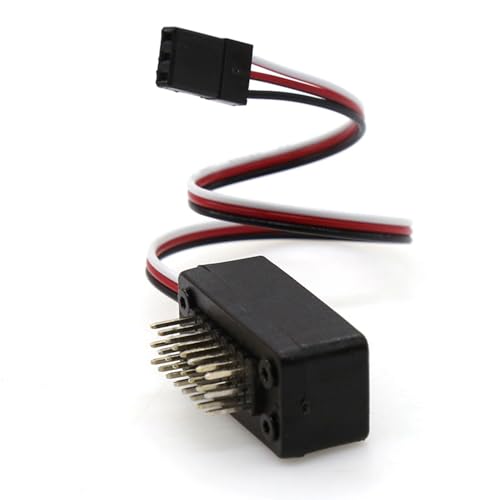 Interruptor de luces CH3 para coche RC de panel LED accesorio SCX10 TRX4 4