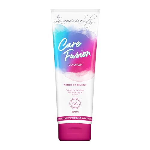 Les Secrets de Loly – Care Fusion – Co-wash shampooing-crème sans sulfate Nettoie & nourrit – Cheveux multi-texturés ondulés, bouclés, frisés,...