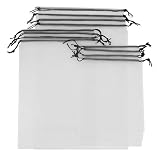NULYLU 12pcs Waterproof Drawstring Bags Pe Material Travel Organizer Tote Bags for Packing Cosmetics and Underwear Multipurpose Wet for Spa and Park Use