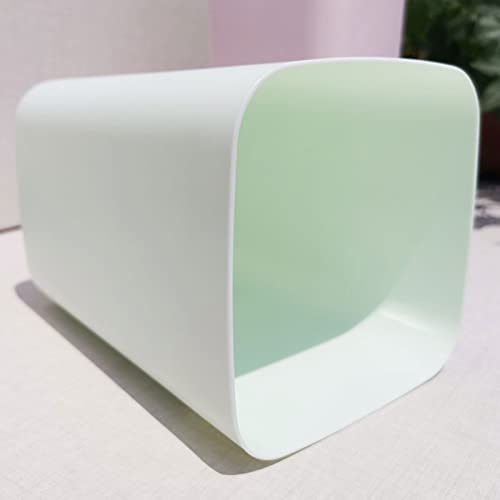 Image of 2PCS Kitchen Trash Can Plastic Open-Mouth Garbage Box Small Rubbish Can Square Storage Bucket for Home Desktop Organizers