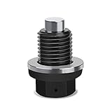 M14 x 1.5 Magnetic Oil Drain Plug, Oil Plug Gasket, Aluminum Oil Drain Plug Sump Drain Nut Bolt with Gaskets, Car Accessories Universal Leak-proof Replacement for Honda Ford GM Mazda Audi