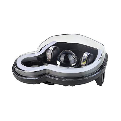 Kit antibrouillard LED moto rouge anti-gravillons pour réparer et protéger le phare G650GS