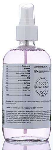 Advanced Clinicals Collagen + Rosewater Face Mist Skin Care Reviving & Hydrating Facial Mist For Face, Non-Greasy Instant Hydration Face Spray W/Pure Rose Water, Collage, & Natural Extracts, 8 Fl Oz #TOP4