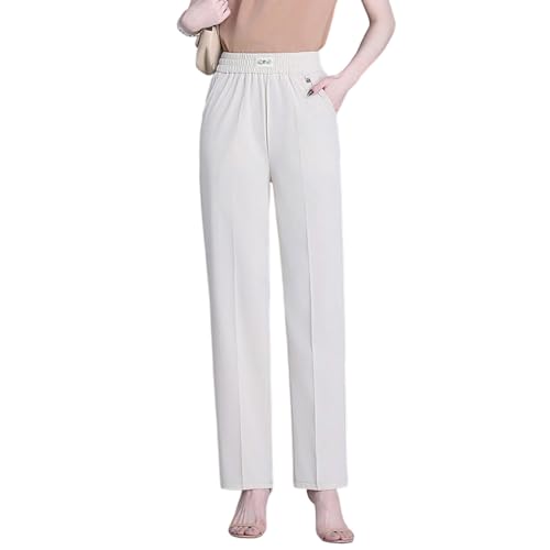 Linebalm Drape Pants,LineBalm Pants for Women,Drape High Rise Pull-On Stretch Pants, Casual Wide Leg Pants with Pockets