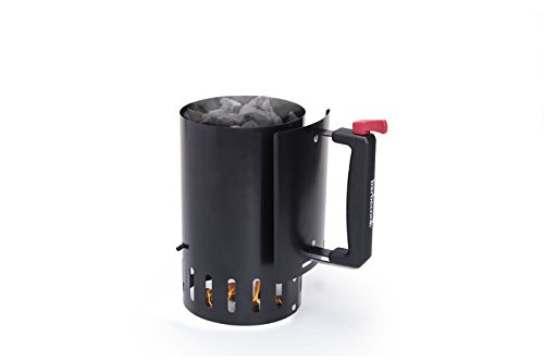 Barbecook 223.3001.000 Holzkohle-Starter Safe-Drop, Schwarz, 17 x 30 x 27,5 cm