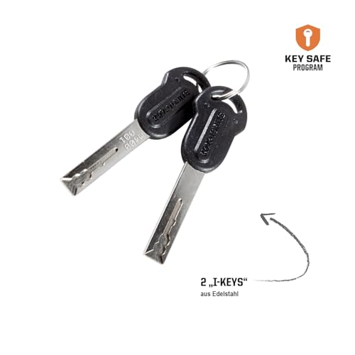 Kryptonite Evolution 790 Faltschloss - 90 cm, Sicherheitsgrad 7/10, Kompaktes sicheres Fahrradschloss mit Stahlgliedern, 2 Schlüsseln & Transporthalterung für Fahrrad