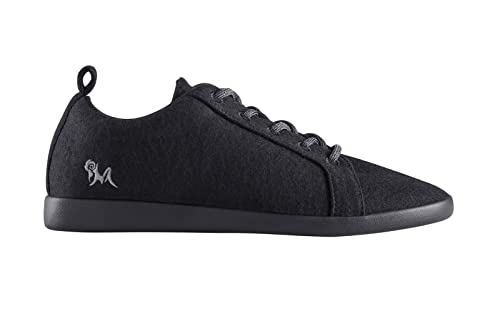 Image of Neeman's Wool Classic Sneakers for Men Coal Black