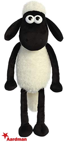 Aurora - Shaun The Sheep - 17" Shaun The Sheep Medium Plush, White #TOP4