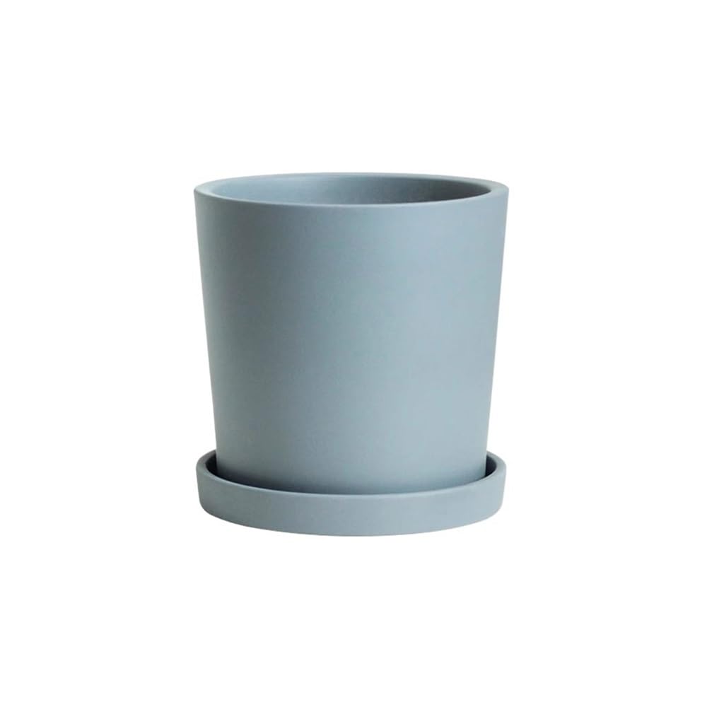 Xbgfdysd One Color 4.9 Inch Flower Pots For Indoor Plants With Saucer Drainage, Ceramic Planter For Succulent And Flower Pots For Plants