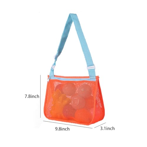 Women's Beach Colorful Quick Dry Tote Bag Shell Storage Pool Bag2