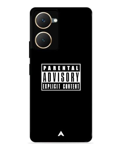 Image of Premium Explicit Case for Vivo Y28s Soft-Touch Metal TPU Back Cover, Shockproof, Designer, Aesthetic Mobile Phone Case (Glossy Finish)