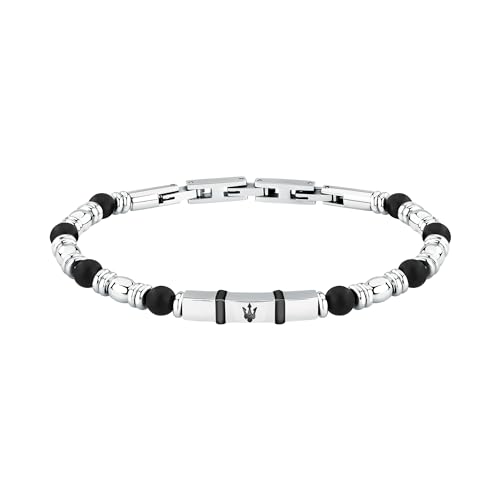 Pulsera para hombre de acero y piedras colección ICONIC longitud de 21,5 cm