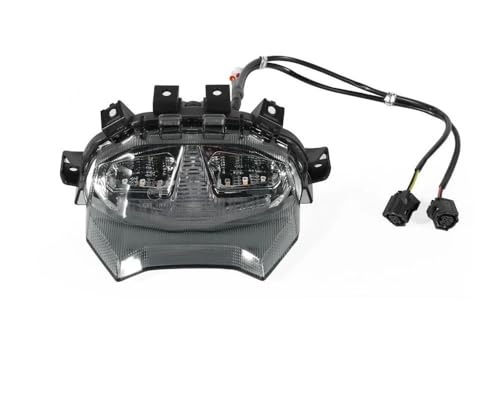 Feu stop arrière à LED E32 haute luminosité avec fonctions clignotants moto