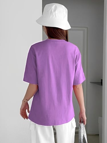 Image of Parona Polyester Casual Round Neck Printed T-Shirt | Half Sleeves Tshirt for Women