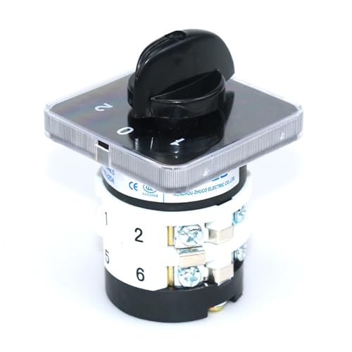 Interrupteur à came commutateur rotatif 3 positions ON-OFF-ON 20A bipolaire SZL9-20/2