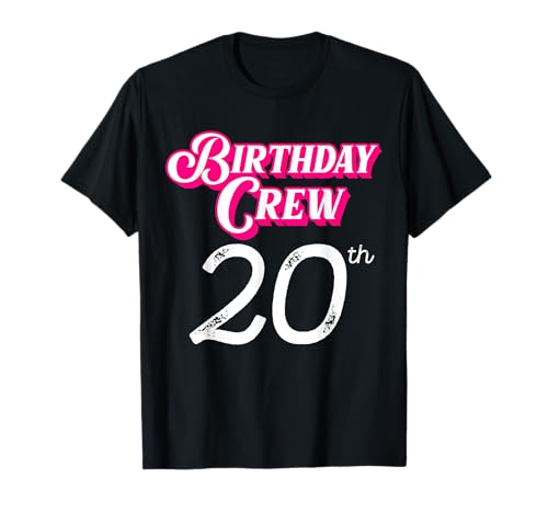 Las Vegas Girls Trip 2025 It's My 20th Birthday Squad Crew T-Shirt