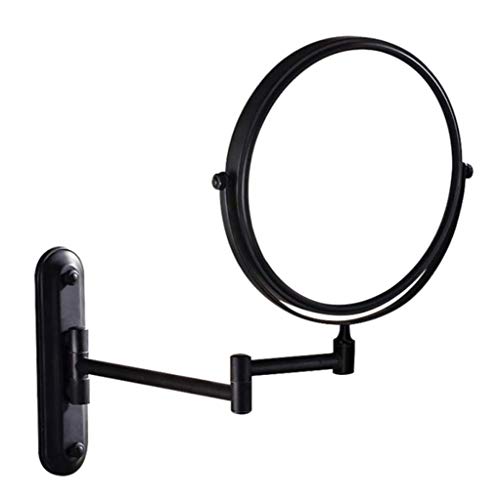 Miroir de salle de bain extensible noir pour maquillage de précision - 2