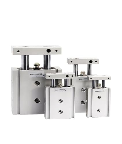 Cilindro neumático pequeño CXSM10*25 con doble vástago y guiado de doble eje 2