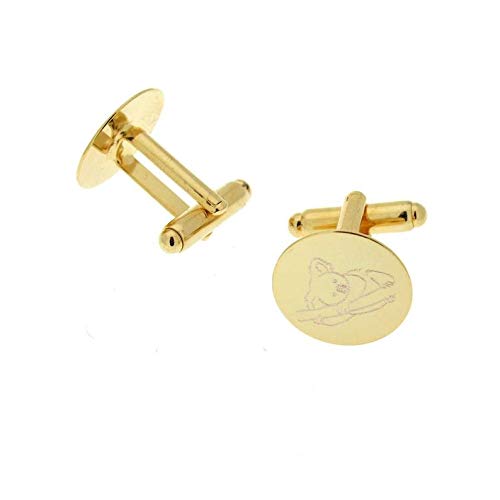 Mancuernillas personalizadas para hombres, accesorio grabado miniatura 2