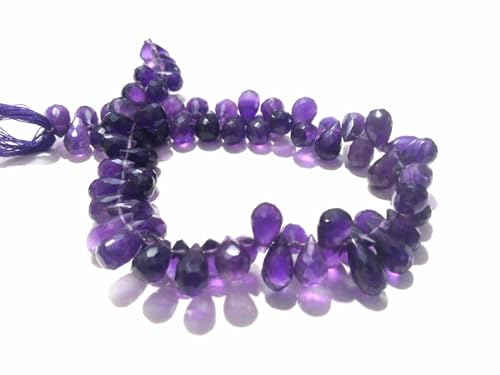 Perles en améthyste véritable facettées pour remplacer les fausses pierres ternes - 3