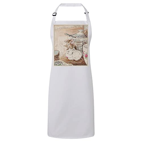 Tablier cuisine illustration famille souris pour ateliers pâtisserie