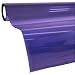 VViViD Transparent Colorful Vinyl Window Tinting Sheets (1.49ft x 5ft, Purple)
