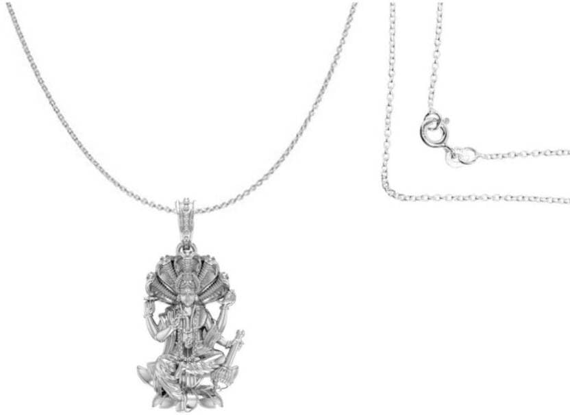 Pendentif ancre Vishnu argent sterling, le bijou discret à porter au quotidien