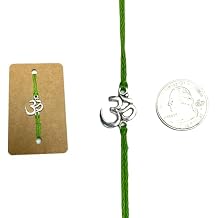 LOVENSPIRE Personalized Rakhi Card, Aum Om Rakhi, Rakhi for Brother, Raksha Bandhan, Rakhri, Rakshabandhan, Rakhdi
