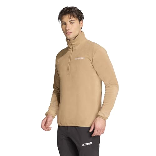 Image of adidas Men's Terrex Multi Essentials Half-zip Fleece Hiking Jacket