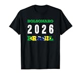 Camiseta Bolsonaro Presidente 2026 Brasil T-Shirt