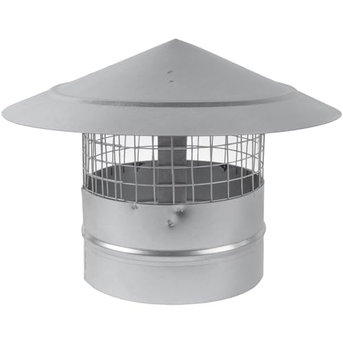 Protector de lluvia para chimenea de 6 pulgadas en salidas de ventilación 7