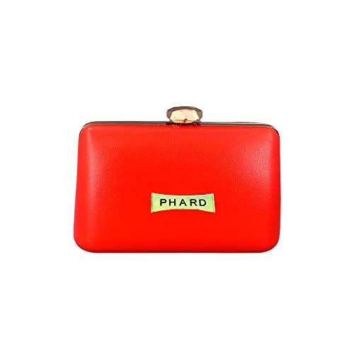 Sac femme rouge PHARD petit format pour sorties et soirées urbaines